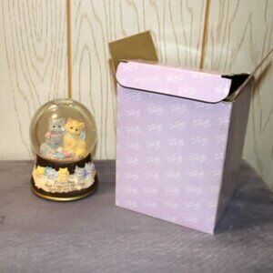 San Francisco Music Box Company - Cat Musical Globe - Vintage